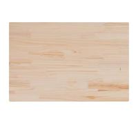 ROMHZKS Plateau de table rectangulaire en pin massif - 80 x 50 x 1,7 cm - Plateau de table rustique en pin pour salle à manger et commerce - Facile à nettoyer avec un chiffon humide - Polyvalent