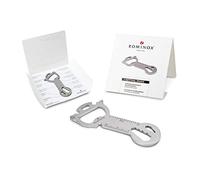 ROMINOX Key Tool // Snake 18 fonctions Keytool Porte-clés décapsuleur en acier inoxydable + description fonctionnelle, outil multifonction de voyage ou de vacances