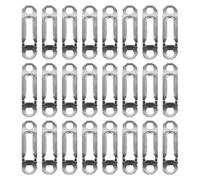 ROMISBABA 1ensemble Kit Connecteurs Invisibles Acier Inoxydable pour Fixation Meuble Demi-ouvert et Plein Ouvert Boucle et Vis Invisible pour Assemblage Mobilier et Garde-robe