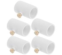 ROMISBABA Buse de Brumisation en PVC 5 Pièces Filetage 10-24unc | Blanc, Matériau Pvc, Usage Extérieur, pour Tuyau de Système de Refroidissement, Lot de 5