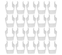 ROMISBABA Clips D'écran de Fenêtre Montage Rapide Argenté en Acier Inoxydable 30 Pièces Clips de Fixation Prise Sûre et Installations pour Moustiquaire de Fenêtre Moustiquaire de Patio