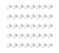 ROMISBABA Lot de Bouchons à Vis en Aluminium Argenté Étanches et Légers 80 Pièces 24mm pour Couvercles de Bocaux en Verre Adaptés au Voyage Camping