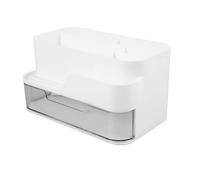 ROMISBABA Organisateur de Bureau avec Miniatures Boîte de Rangement Multi-compartiments pour Cosmétiques et Petits Objets Grand Volume pour Chambre et Bureau Couleur Ivoire
