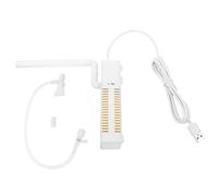 ROMISBABA Pompe Submersible Multifonction pour Aquarium et Étang, Silencieuse, en Plastique Blanc, Surface Lisse sans Bavures, Design Simple et Pratique pour Filtration et Circulation