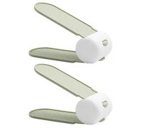 ROMISBABA Porte-Chaussures à Double Couche Réglable en PP Vert 2 Pièces pour Rangement Chaussures Maison Gain de Place Design Empilable et Antidérapant