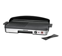 ROMMELSBACHER Barbecue de table BBQ 2003 - Zone de cuisson turbo, revêtement antiadhésif 3 couches, surface de cuisson 50 x 25 cm, 1900 W