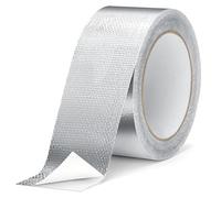 Romon Aluminium Tape Roll, Ruban Aluminium Autocollant 5cm×20m Wasserdicht & Isolant Thermique , Metallic Sealant Tape for High Temperature Air Ducts, Insulation & Steam Barrier for Dishwashers