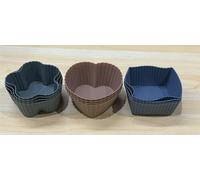 Romon Moule Muffins Silicone 12pcs, Sans BPA, Réutilisable, 6-6,5x3cm