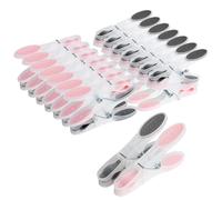 Romon Pince a Linge, Lot de 30 Epingle a Linge Pinces à Linge Exterieur, Pinces pour Corde à Linge, Multicolores Clips Ultra-Grip Épingles à Linge Plastique pour Serviettes Underwears Vêtements