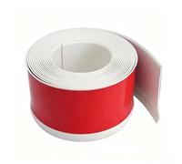 Romon Plinthe Souple Autoadhésive, Plinthe PVC Flexible Étanche 7cm × 5m Couleur Blanche, Découpable Soi-Même, Moulure Murale Pour Cuisine Et Salle De Bain