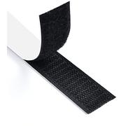 Romon Rubans Adhésifs,10M Scratch Autocollant Double Face, 16 mm de Large Bande Agrippantes Adhésives Puissant Hook Loop Rubans pour Ménage, Bricolage Et l'artisanat,Noir