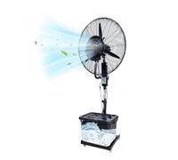 Romyqpipy Ventilateur Brumisateur Sur Pied avec RéServoir De 42 L et Roues, 3 Vitesses, Ventilateur Sur Pied à Eau Refroidissement ExtéRieur, Ventilateur Brumisateur Oscillant pour Terrasse, Jardin