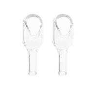 Rond Bateau de Pesage Transparent en Verre 2 Pièces | Balance Cuisine Électronique, Entonnoir de Pesée Réutilisable, Transfert Quantitatif Sûr, Forme Ronde