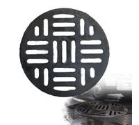 Rond Caniveau Exterieur Grille De Drainage En Fonte 35cm 45cm 55cm | Couvercle de Drainage Grille Caniveau Robuste Grille Evacuation pour Bassin De Captage(62cm/24.4in)