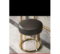 Rond Designer Tabouret Pied Tablette Meubles Salon Bancs Assise Cuir