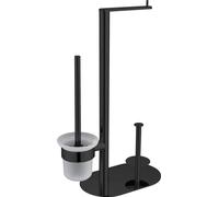 Rond noir - Porte-papier hygiénique, 3 fonctions (ADR_N732)