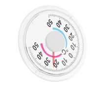 Rond Thermomètre Facile en Fenêtre Affichage, Plastique, Précis Lecture | Compact, Usage Intérieur ou Extérieur, Fixation Murale Porte, Forme Ronde, Outil Polyvalent