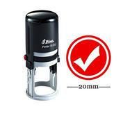 ronde auto-encrage Enseignant enfants timbre de droite & CHECK Personnalisée Brillant 20mm Mini Tampon