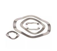 Rondelle À Ressort À Trois Vagues En Acier Inoxydable 304, Rondelles À Roulement, Tampon, Joint À Contact Plat, Absorption Des Chocs Élastique M3-M51(M27X34X0.3 100pcs)