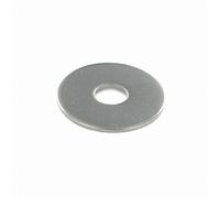 Rondelles plates LLu - acier zingué blanc - diamètre 6 mm - 200 pièces ACTON