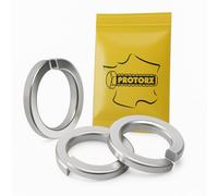 Rondelle Autobloquante Grower M5 : 20 Pcs Visserie Inox | Rondelle de Blocage pour Vis Boulon Ecrou | Rondelles Ressort Fendue Acier A4 Anti-Rouille Extérieur | Rondelles Acier Marin PROTORX