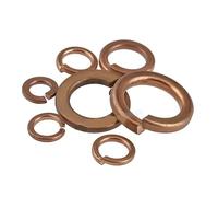 Rondelle de blocage à ressort Rondelle de verrouillage fendue à ressort en laiton massif, joint élastique M3-M12 GB93, 2 30 pièces(M6 (10pcs))
