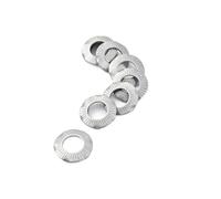 Rondelle de mise à la terre en forme de griffe, rondelles de blocage dentées, joint moleté en acier inoxydable 304 M4 ~ M12(M8-20pcs)