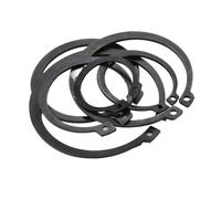 Rondelle de retenue en acier au carbone M50 M52 M55 DIN471 type C for circlips d'arbre extérieur de 50, 52 et 55 mm(5Pcs M55)