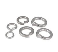 Rondelle de verrouillage fendue à ressort en acier inoxydable 304, M1.6 M2 M2.5 M3 M4 M5 M6 M8 M10 M12, joint élastique pour vis et boulons(500pcs M2)