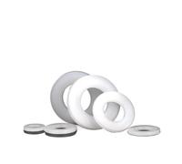 Rondelle d'espacement ronde en nylon | Blanc Plusieurs tailles : isolation d'espacement d'installation(50pcs M6.5X20X1)