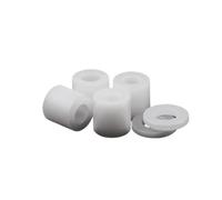 Rondelle d'espacement ronde en nylon | Blanc, plusieurs tailles, réglage de l'installation et isolation électrique.(20pcs 6.3xD15x3)