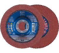 Rondelle éventail POLIFAN® A SGP CURVE ALU D.125mm K.40 radial Alu.NK Exécution L PFERD