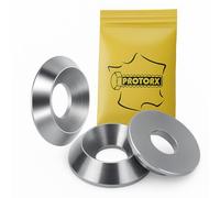 Rondelle Fraisée M6 : 50 Pièces Inox | Rondelle Cuvette Pleine pour Vis Tete Fraisee Ecrou | Rondelles Metal Fraisee Cuvette Décolletée Acier A2 - NFE 27619 | Rondelles PROTORX