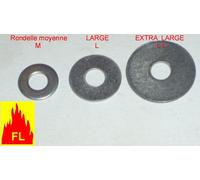 Rondelle inox A2 EXTRA LARGE LL M3 à M20 PAR 5; 10; 25