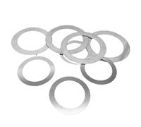 Rondelle Plate 10/50 pièces M2 M3 M4 M5 M6 M8 M9 M10 M12 à M25 304 Acier inoxydable Ultra-mince Ajustable Joint Cale Rondelle Plate Ultra-Mince(10pcs M10x20xThick,Thick 0.2mm)