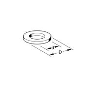 Rondelle plate de supportage M10x40 boite de 100 Sikla