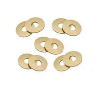 Rondelle plate en laiton M2-M16 tailles assorties | Jeu de rondelles métalliques circulaires for la réparation de meubles marins industriels(M10x20x2(5pcs))