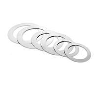 Rondelle plate en métal Assortiment de 10 rondelles plates ultra fines, largeur 0,3 mm, M9, M10, M12, M13, M14, M15, M16, M40, joint réglage haute précision