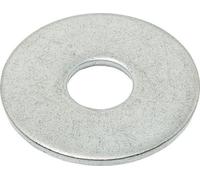 Rondelle Plate M20 Zinc Blanc Diamètre M20, Finition Zinc Blanc - Trust