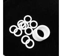 rondelle PTFE, Rondelles en PTFE 20 pièces, jauge de pression à bride plate en PTFE d'épaisseur 2mm, ID34 31.5 40mm(40x50x2mm)