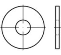 Rondelle TOOLCRAFT 146432 Diamètre intérieur: 5.3 mm acier 250 pc(s)