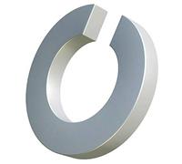 Rondelles à ressort M10, bague fendue, grower frein ressort acier zingué, rondelle à section carrée à simple bobine, bague d'étanchéité pour boulon/vis 10 mm DIN 127 (lot de 50)