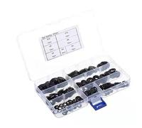 Rondelles Blocage Rapide Starlock 280pcs M3 M4 M5 M6 M8 M10 M12 Dent Speed Lock Rondelles Speed Clips Assortiment Kit