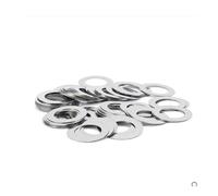 Rondelles de fixation 10/20/50/100 pièces 0.1mm 0.2mm 0.3mm 0.5mm épaisseur rondelle M3 M4 M5 M6 M7 M8 M9 M10 à M30 cale de joint ultra-mince en acier inoxydable (Size : M8x14 50pcs, Color : Thickne