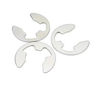 Rondelles de retenue for arbre en acier inoxydable 65Mn, M1,2, 1,5, 2, 2,5, 3, 4, 5, 6, 8, 10, 11, 12, 13, 14 à M24, 10/100 pièces(304 Stainless steel,100pcs M2)
