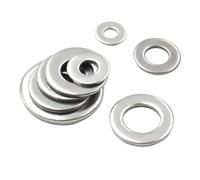 Rondelles en acier inoxydable M2 .5 M3 M4 M5 M6 M8 M10 M12 M14 M16 M18 M20 M22 M27, joints d'étanchéité simples DIN125, 1 à 100 pièces