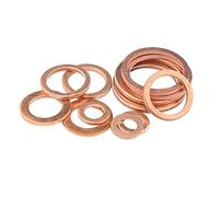 Rondelles en cuivre, Entretoises de rondelles métalliques en acier inoxydable(M8*13 * 1.0 [180pcs])