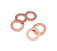 Rondelles en cuivre, Kit d'assortiment de joints à bague plate M5-M14 avec boîte(150pc)