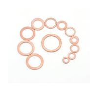 Rondelles en cuivre, Kit d'assortiment de joints rondelles en cuivre, joint à bague plate
