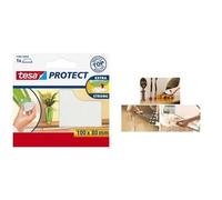 tesa Feutres autocollants antiglisse anti-rayures 578930000001, 12 pièces, 22 mm, blanc